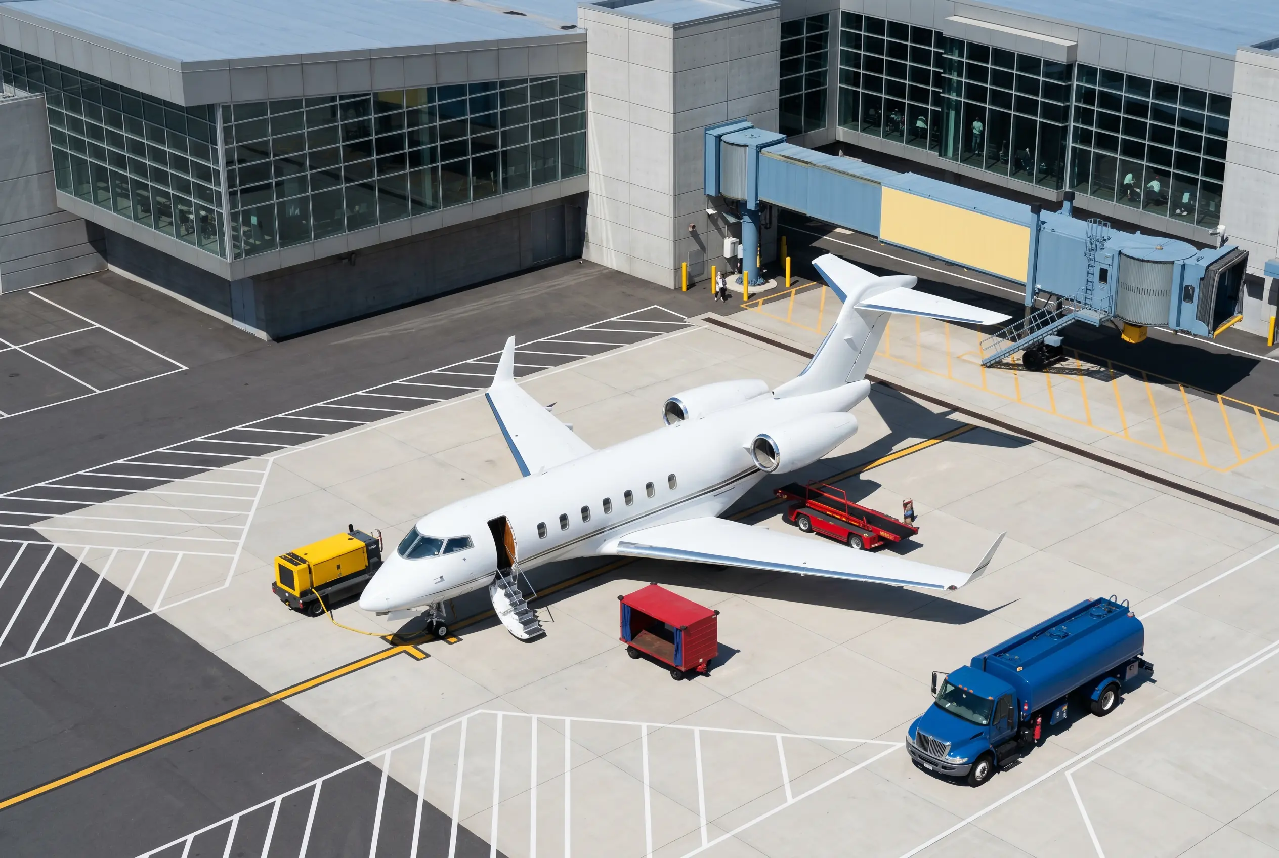Challenger 300 Bombardier Challenger 300 on a private ramp before a New York to Miami flight