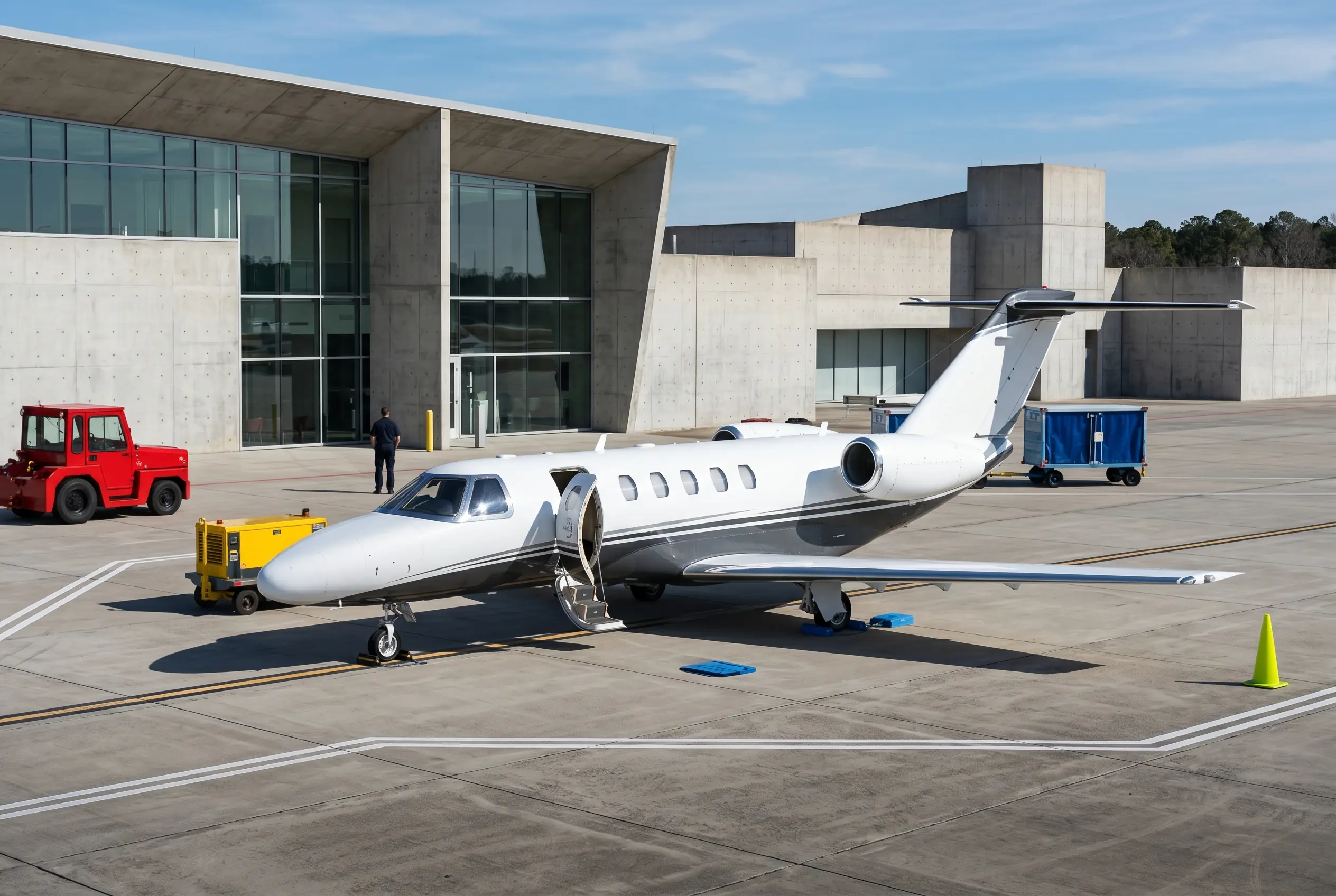 Citation CJ4 Cessna Citation CJ4 on a private ramp before a New York to Miami flight
