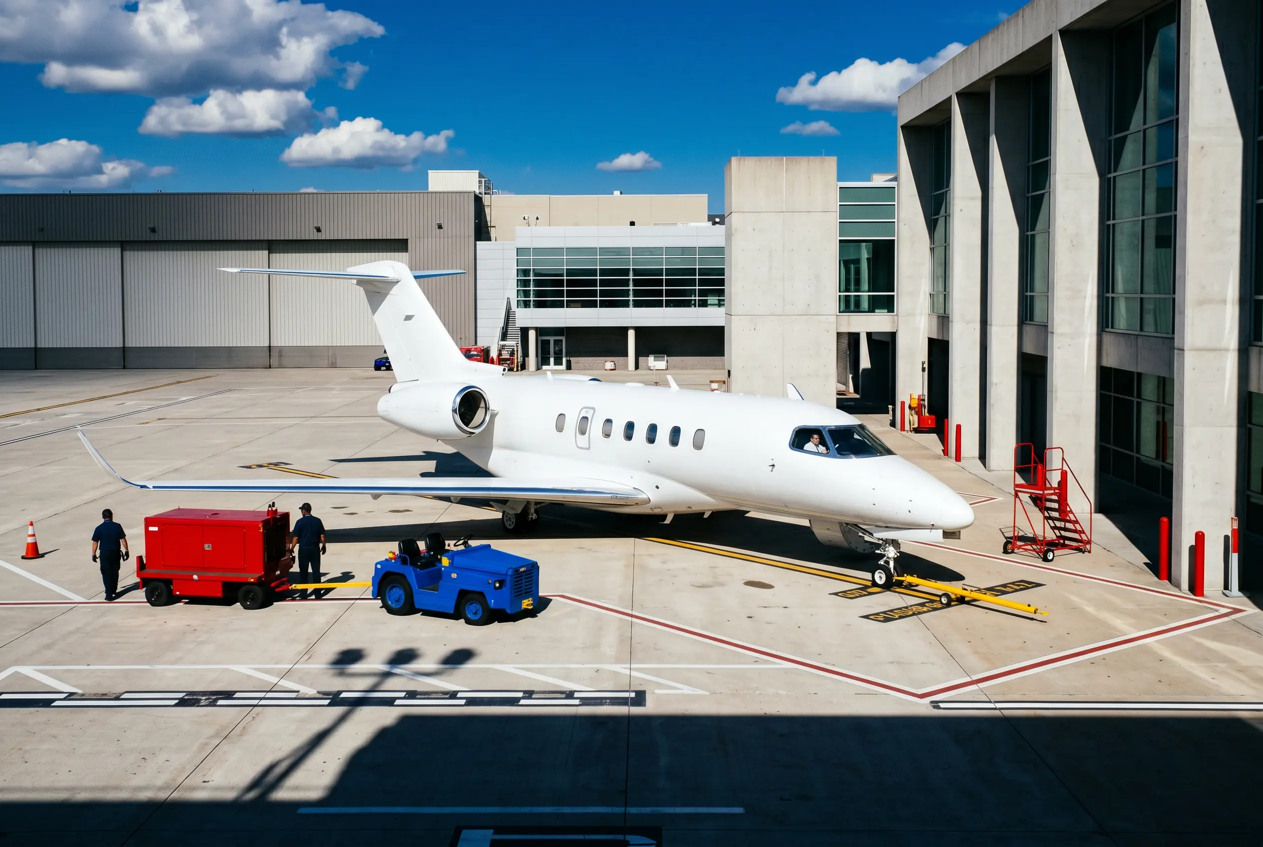 Citation Longitude Cessna Citation Longitude on a private ramp before a New York to Miami flight