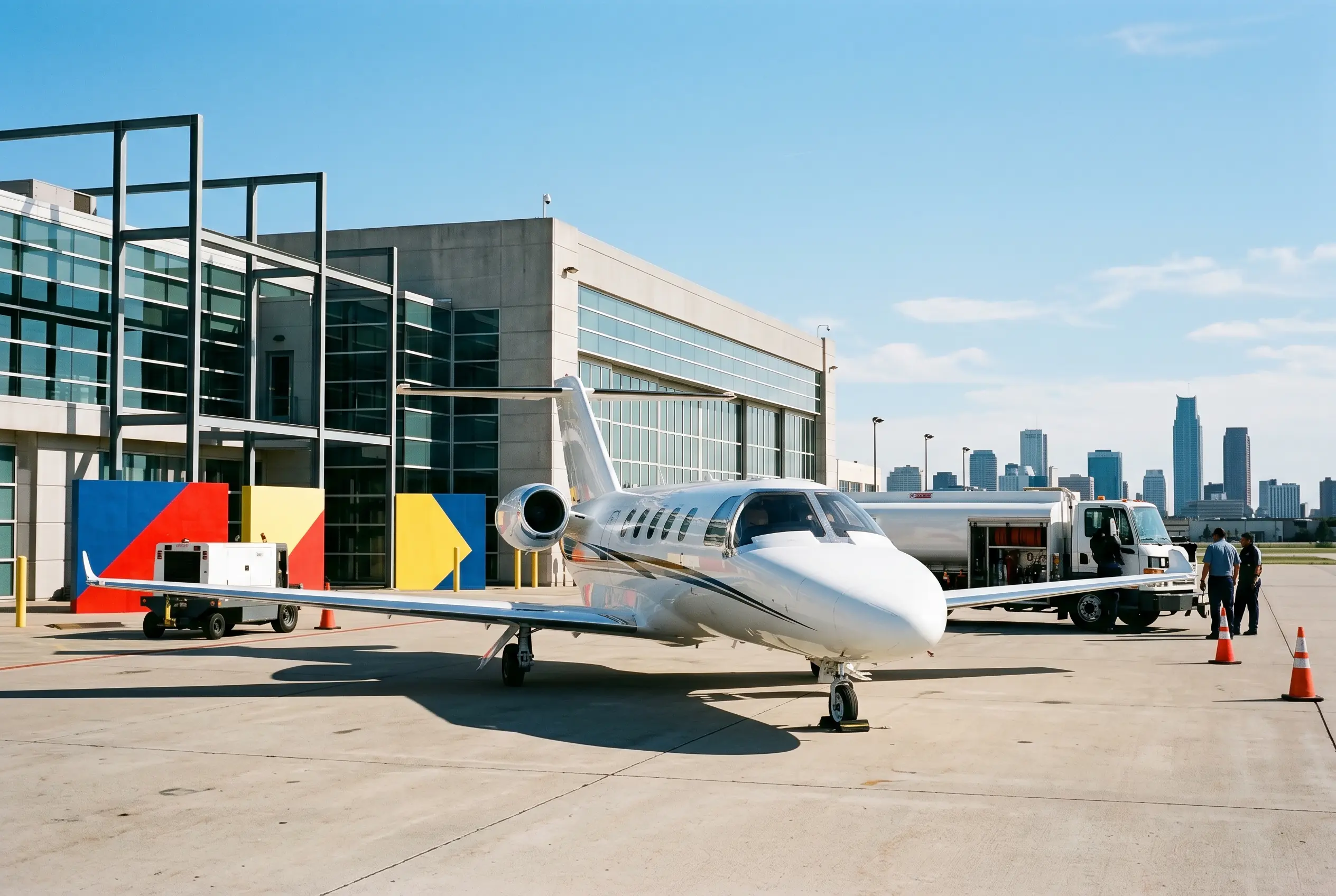 Cessna Citation M2 on a private ramp before a New York to Miami flight