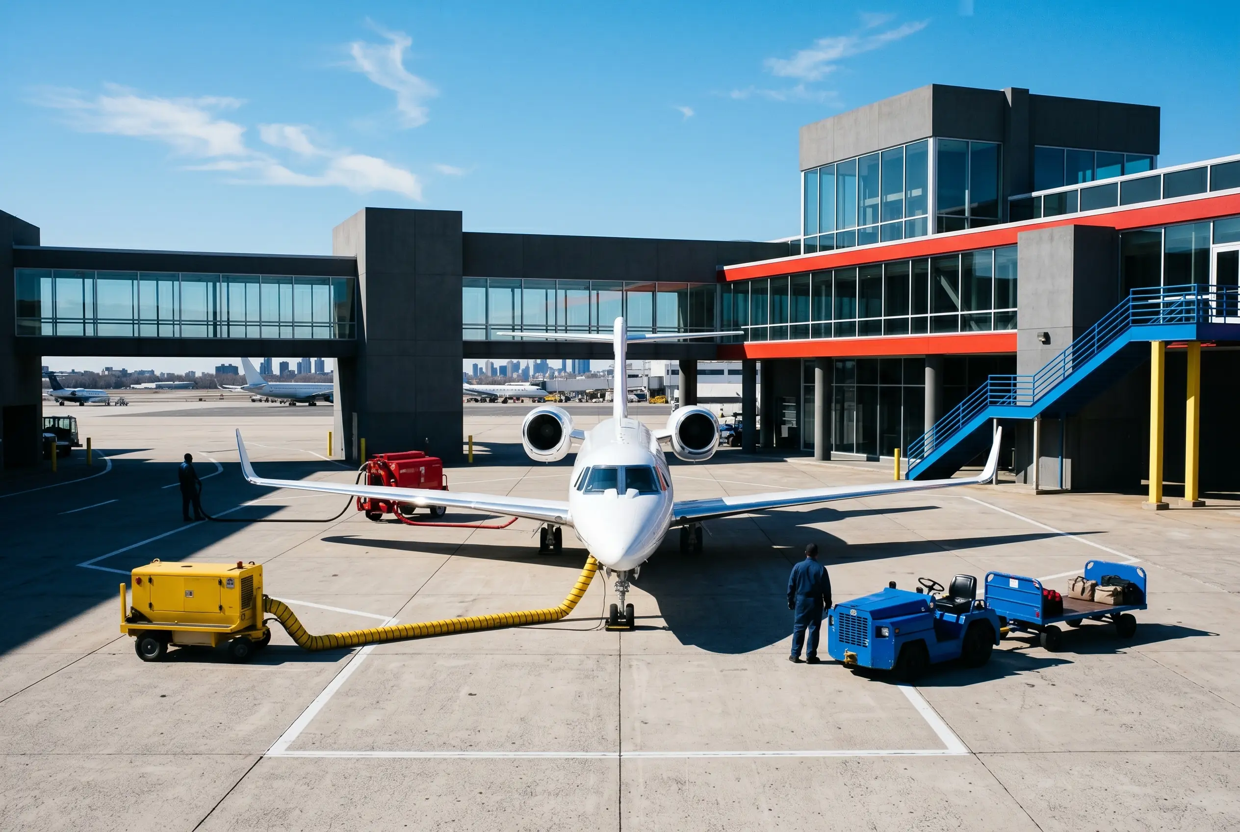 Citation X Cessna Citation X on a private ramp before a New York to Miami flight