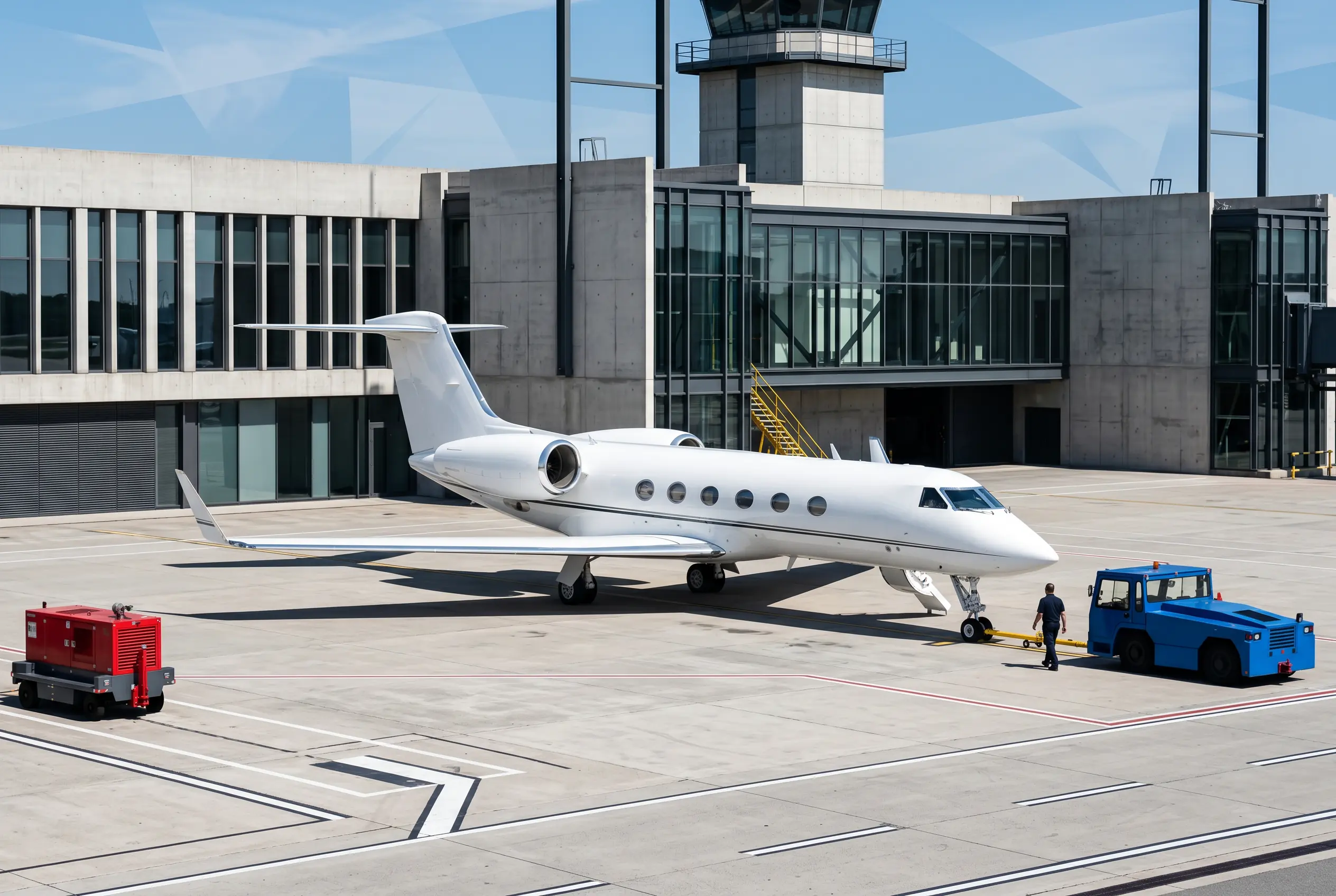 G450 Gulfstream G450 on a private ramp before a New York to Miami flight
