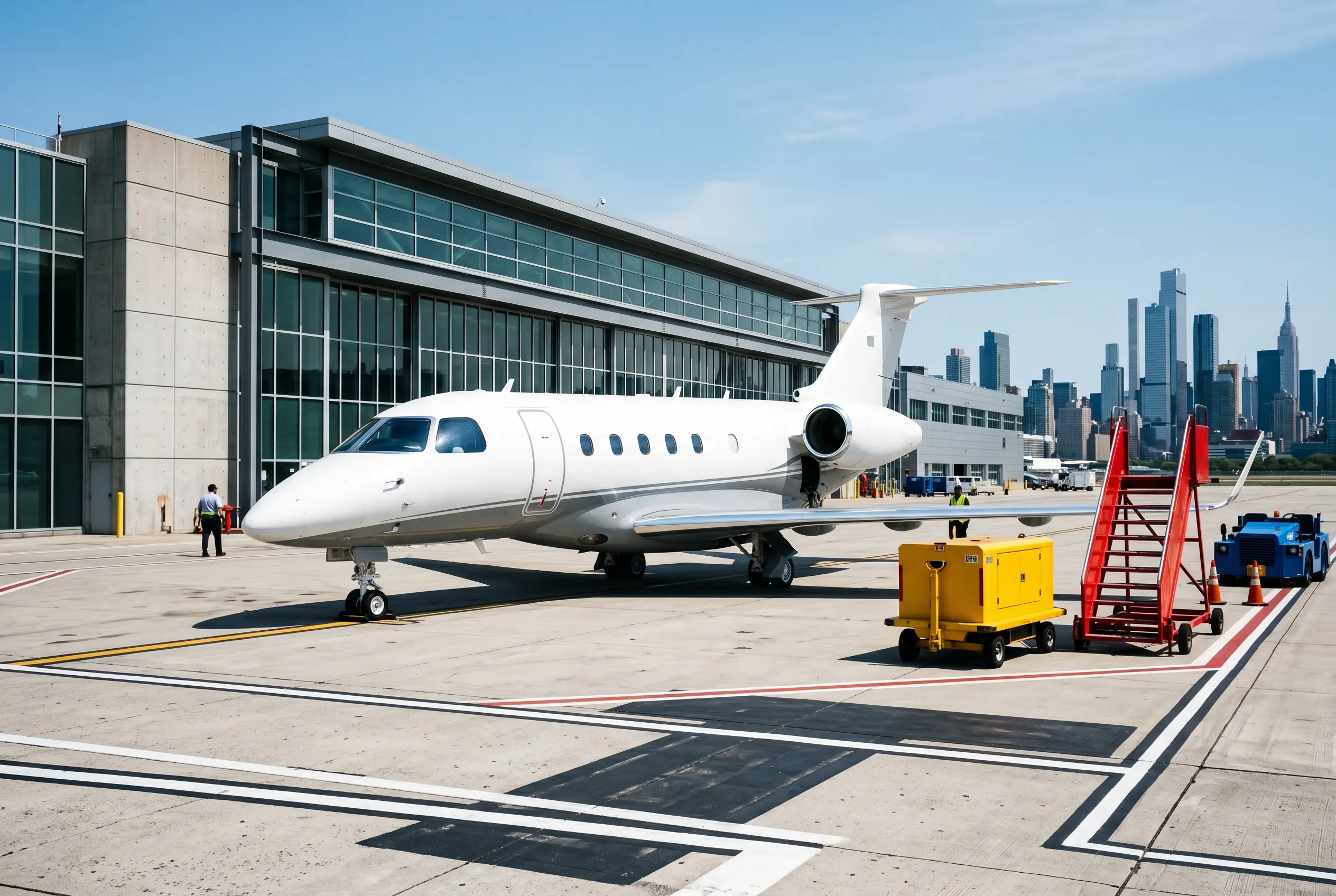 Legacy 500 Embraer Legacy 500 on a private ramp before a New York to Miami flight