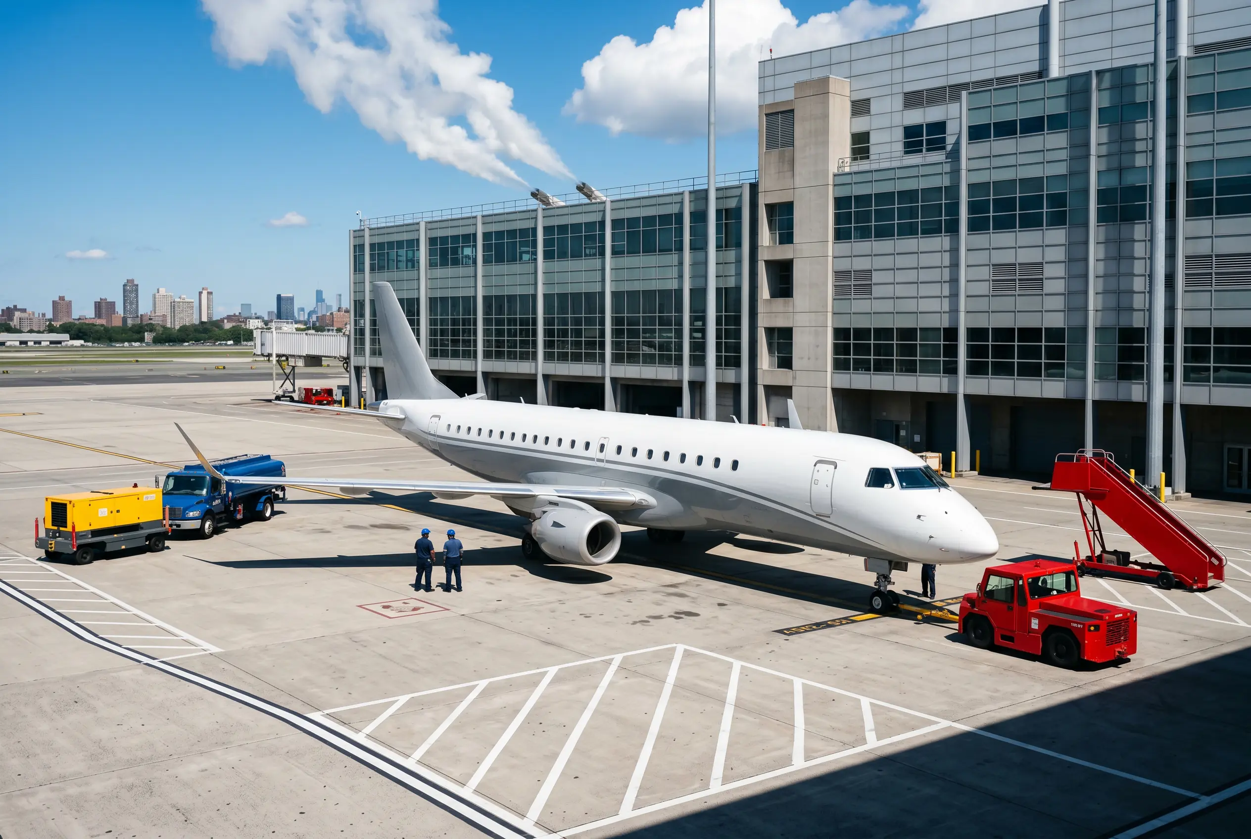Lineage 1000E Embraer Lineage 1000E on a private ramp before a New York to Miami flight